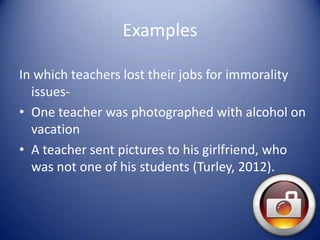 Immoral Teacher